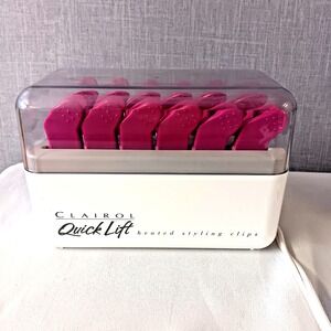 Clairol Quick Lift Heated Styling Clips VTG Hair Curlers Working Set TikTok